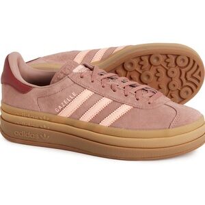 NEW Adidas Women's Warm Clay Gazelle Platform Sneakers Size 8